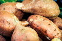 Sweet Potatoes at the Market