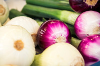 Fresh Onions at the Market