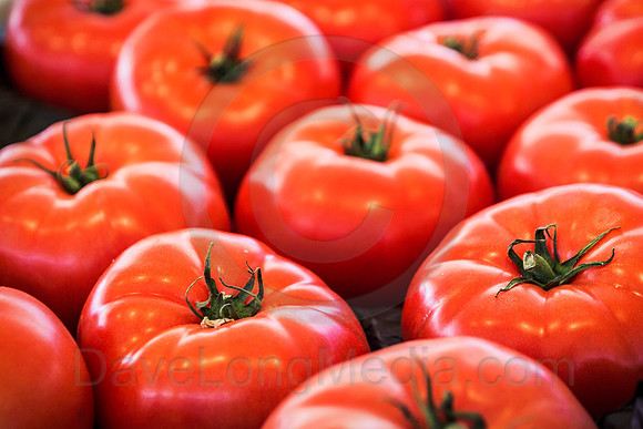 Fresh Tomatoes at the Market
