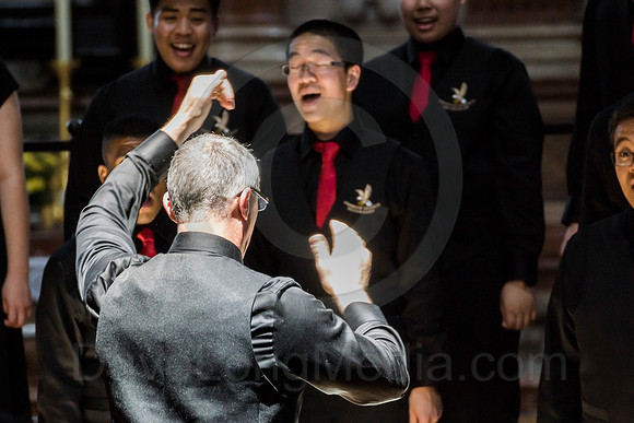 Singing Group Performing in Salzburg Cathedral