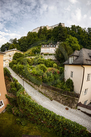 Summer Day in Salzburg's Historic Nonntal Neigborhood