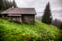 Log Cabin in the Alps