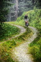 Riding Dirt Bike in the Alps