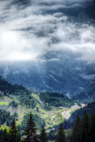 Tauern Autobahn in the Austrian Alps