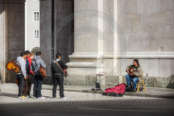 Street Musicians in Salzburg Austria