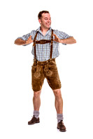 Bavarian / Austrian Man Posing for Fun
