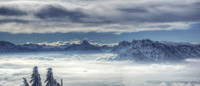 Winter Alps Panorama