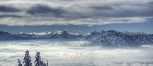 Winter Alps Panorama