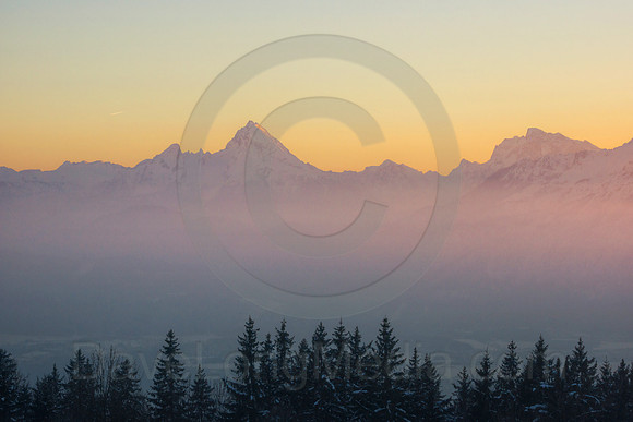 Alpenglow on Germany's Highest Peak