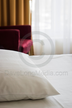 Clean and Comfortable Hotel Bed