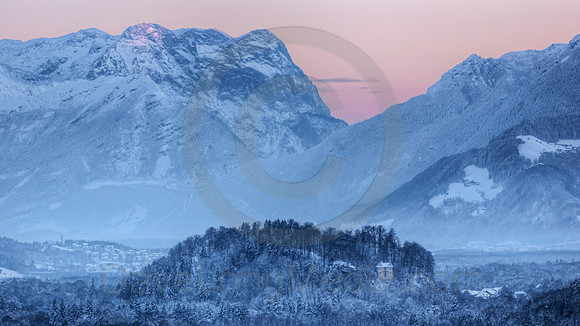 Dusk in the Alps