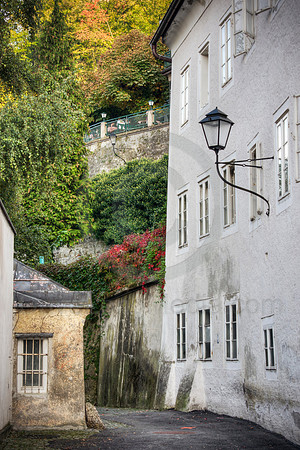 Narrow Street in Europe