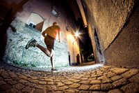 City Running at Night