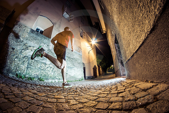 City Running at Night