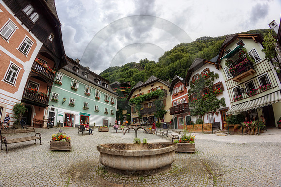 Center of Hallstatt Austria