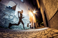 City Running at Night