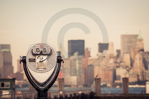 View of Manhattan from Liberty Island