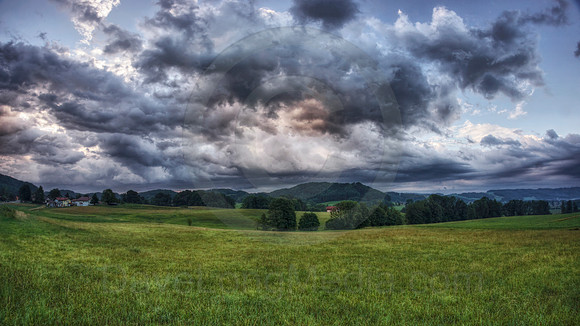 Sunrise Cloudscape in the Country
