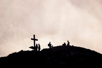 Summit Cross on Mountain Top