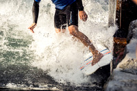 River Surfing on the Almkanal