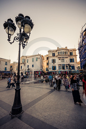 Tunisian Street Scene, 2009