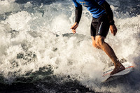 River Surfing on the Almkanal