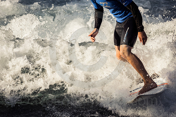 River Surfing on the Almkanal