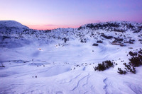 Sunset High in the Alps