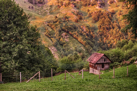 Remote Mountain Cabin