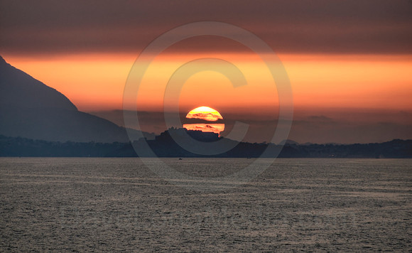 Sunset on the Mediterranean Sea