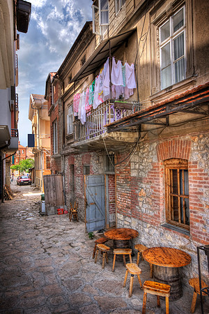 Idyllic Alley in Southeast Europe