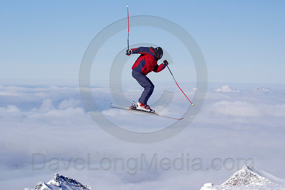 Airborne Skiier