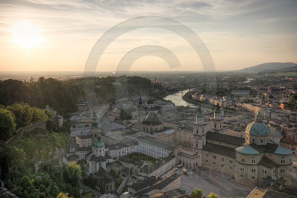 Sunset over Europe