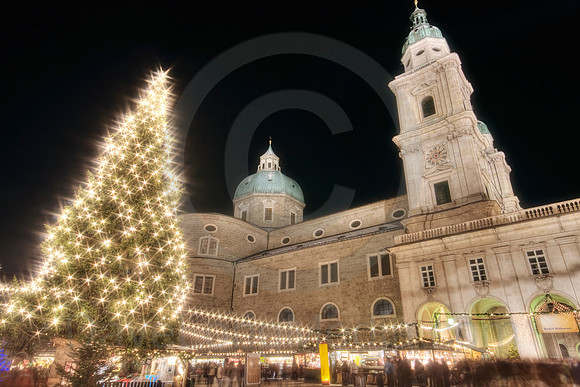 Weihnachtsmarkt in Salzburg Austria