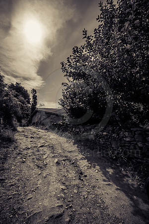 Dirt Road in the Balkans