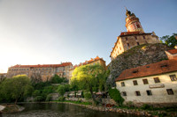 Cesky Krumlov Castle on the Vltava River