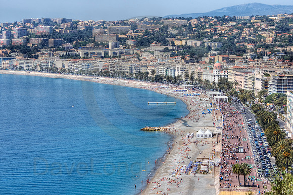 Promenade des Anglais in Nice, France