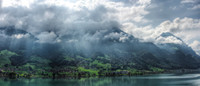 Lake Sarnen in Switzerland