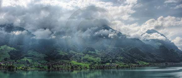 Lake Sarnen in Switzerland
