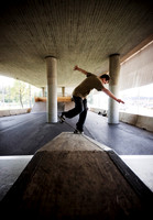Skateboarder at Skate Park