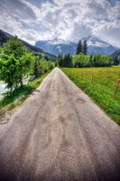 Dirt Road in the Alps