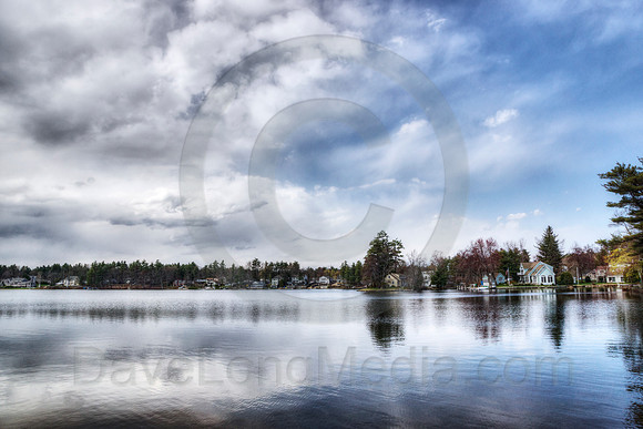 Lake scenic in New England