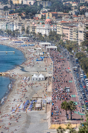 Promenade des Anglais in Nice, France