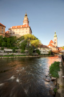 Vltava River in Cesky Krumlov