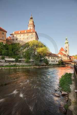 Vltava River in Cesky Krumlov