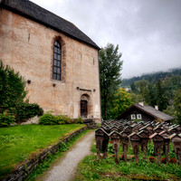 Graveyard in Europe