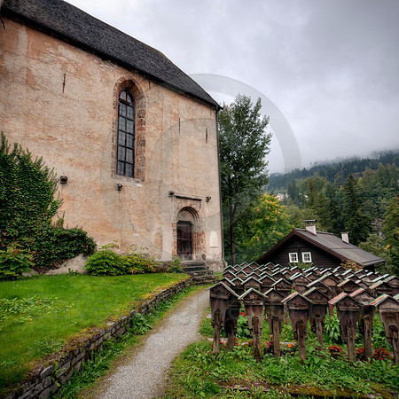 Graveyard in Europe