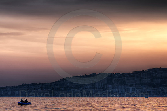 Sunset over the Mediterranean