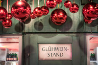 Gluehwein Stand at Christmas Market
