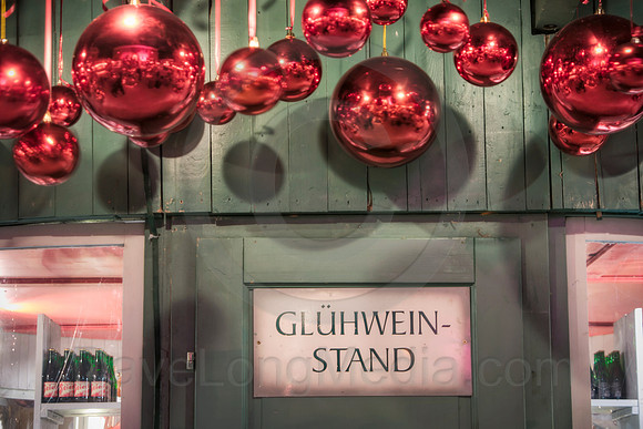 Gluehwein Stand at Christmas Market
